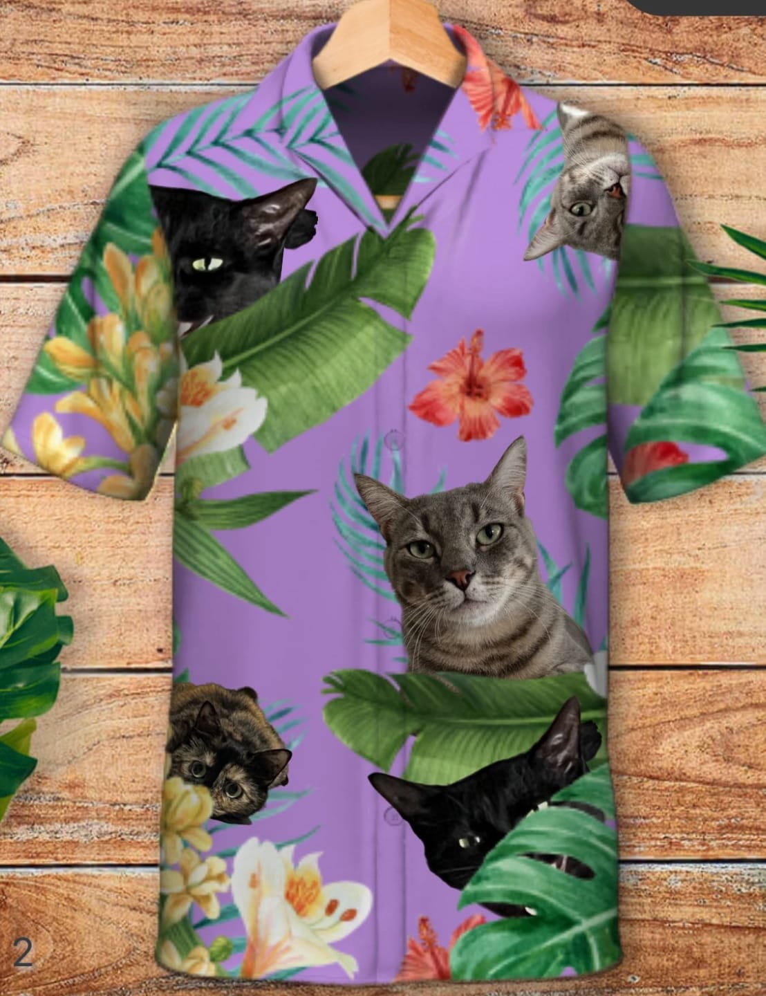 Customer photo review of La tua foto - Camicia hawaiana personalizzata