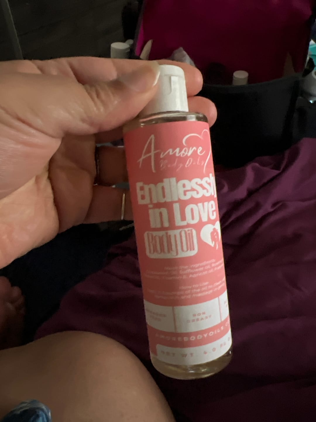 Customer photo review of Endlessly in Love - Body Oil