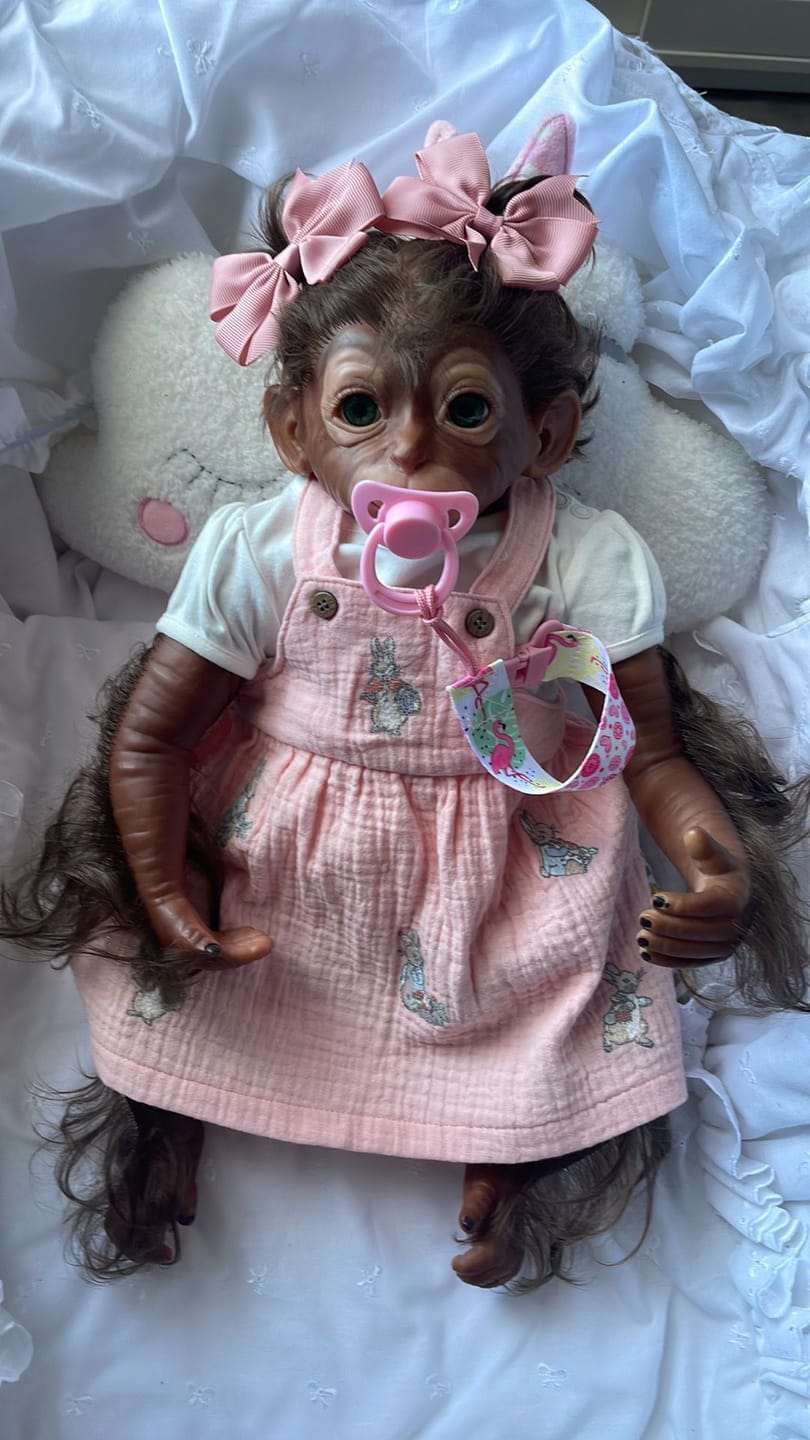 Customer photo review of Girl Reborn Monkey - Soft Body