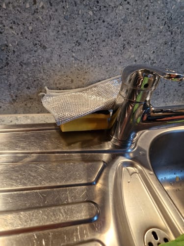 Customer photo review of Multifunktionales kratzfestes Drahtgeschirrtuch