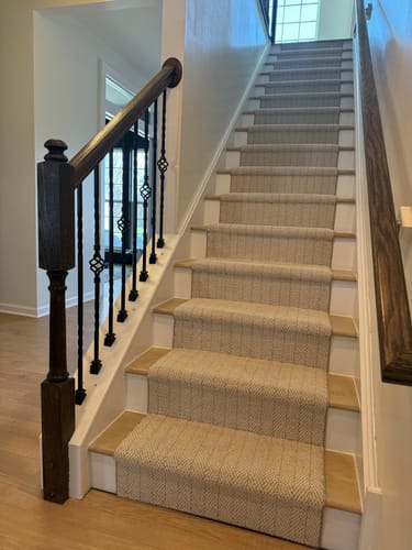 Customer photo review of Amalfi Spartis Herringbone Stair Runner