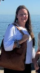 Customer photo review of Woven Evra Tote - Saddle (Light)