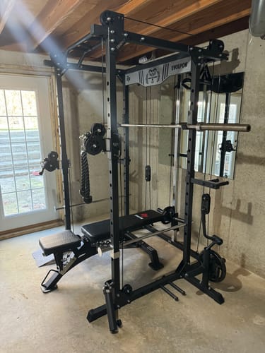 Customer photo review of EVOLPOW P2D Brute All-in-One Power Rack Home Gym