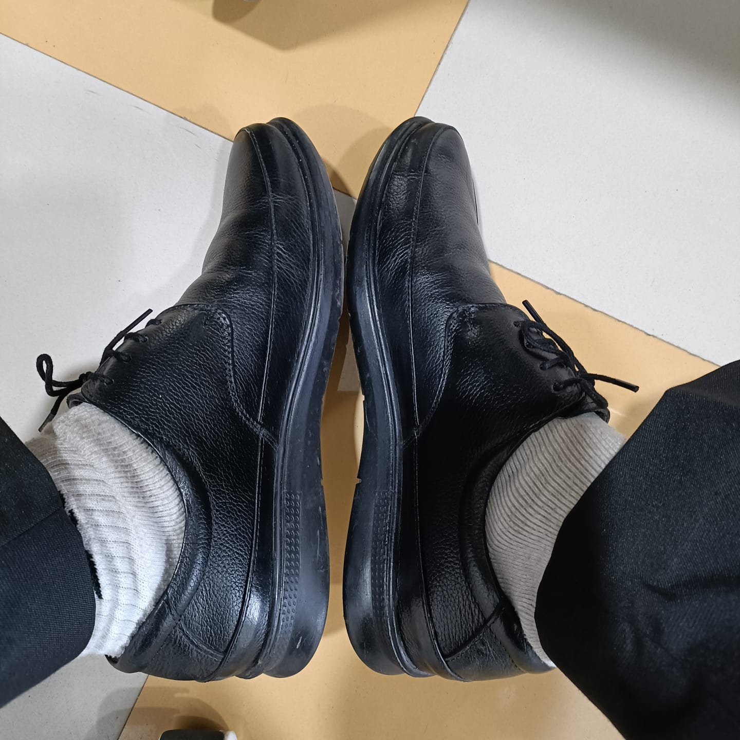 Customer photo review of Bacca Bucci Leather Office Lace-ups Formal Shoes | UK- 06 to 14