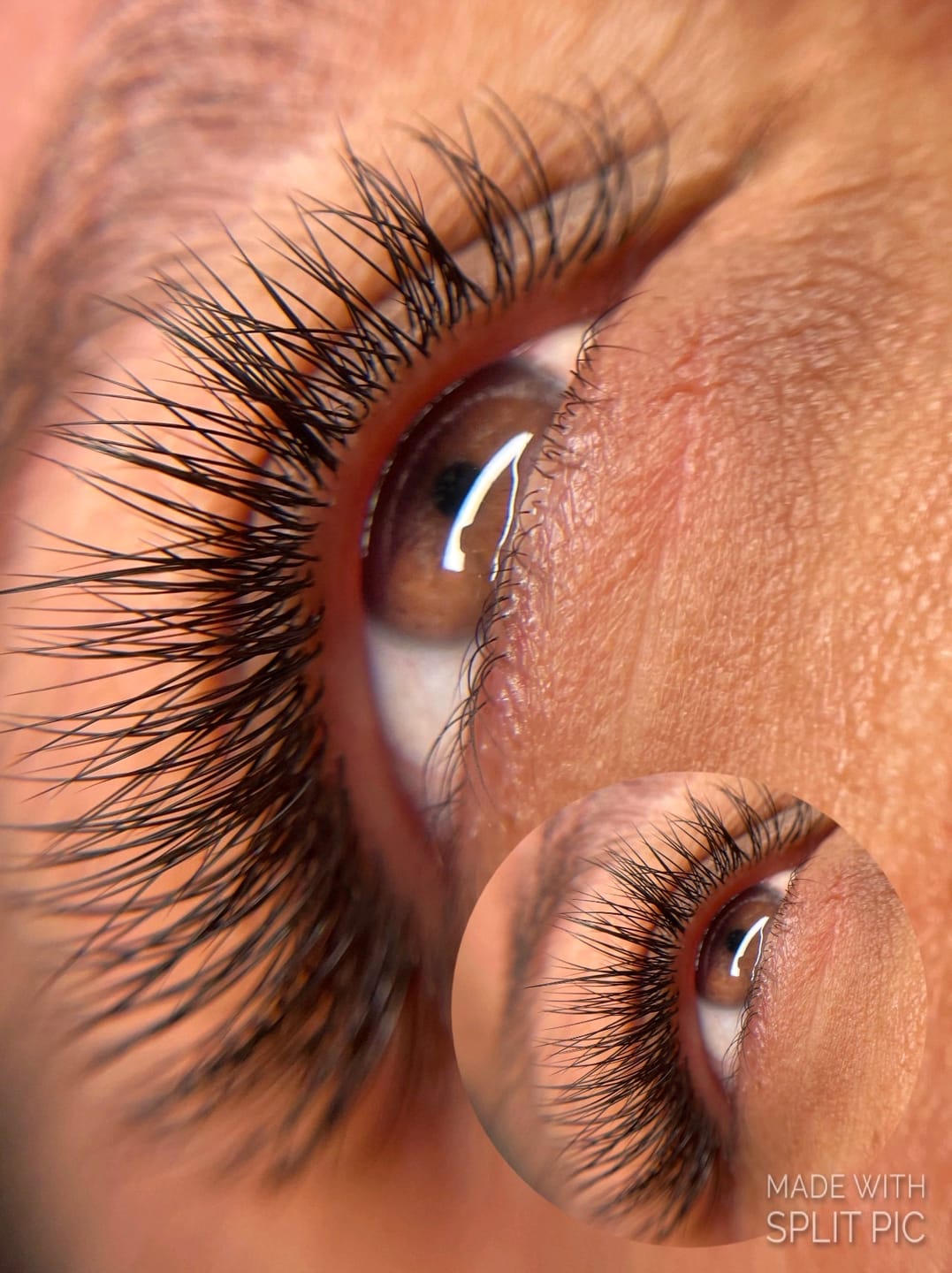 Customer photo review of Mixed Classic Lashes