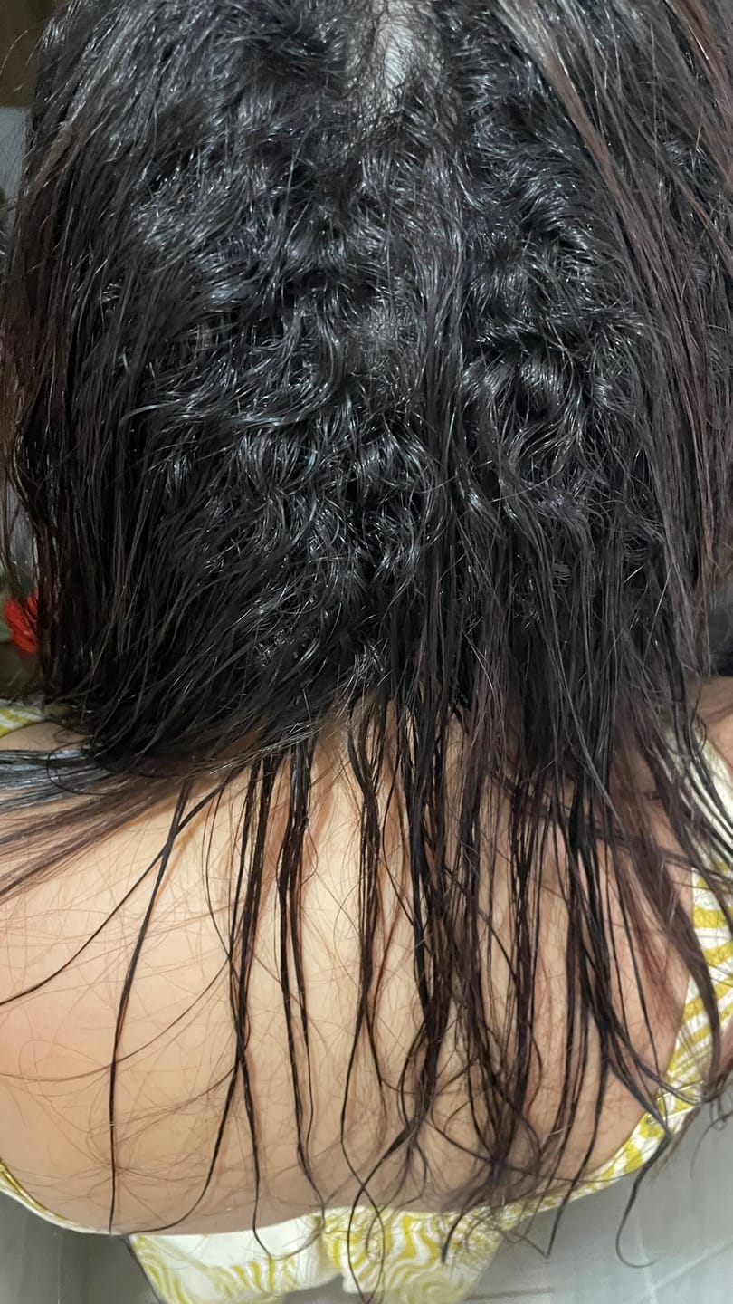 Customer photo review of Luminus Hair Caps