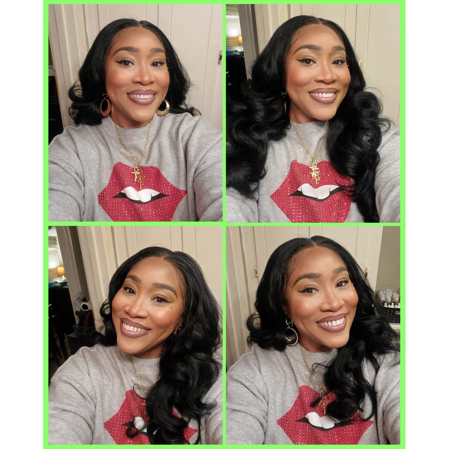 Customer photo review of Sensationnel Cloud 9 Synthetic 13x6 HD Lace front Wig - ADANNA