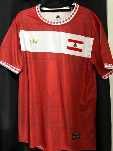 Customer photo review of Lebanon Custom Football Jersey