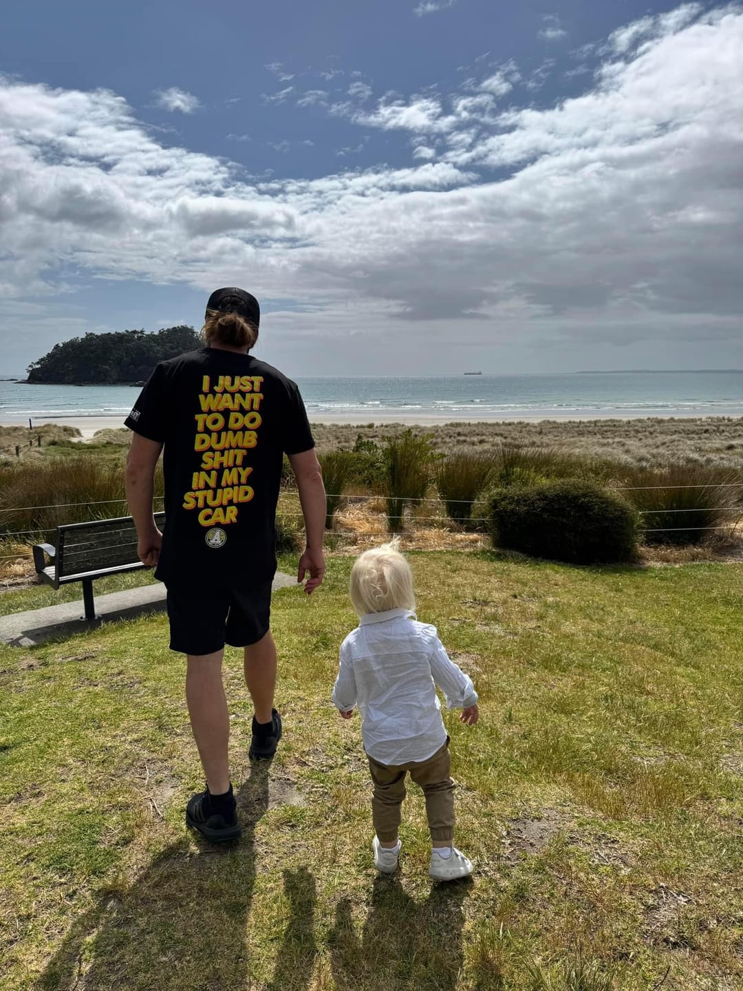 Customer photo review of Stupid Car Tee