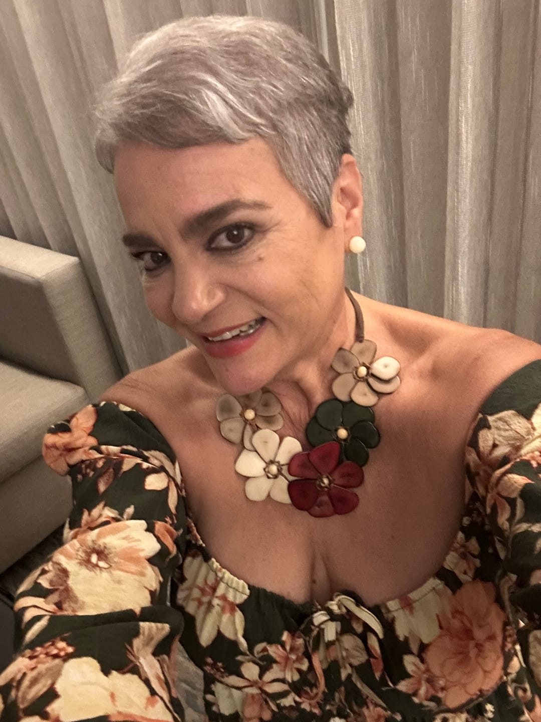 Customer photo review of Rosalia Necklace