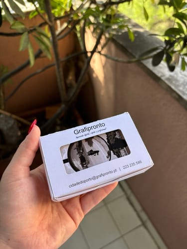 Customer photo review of Imprimir Cartões de Visita (85 x 55 mm)