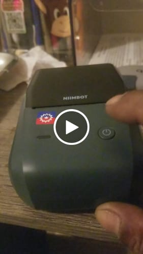 Customer video review of B1 Inkless Thermal Label Printer, Create Professional Labels with Ease