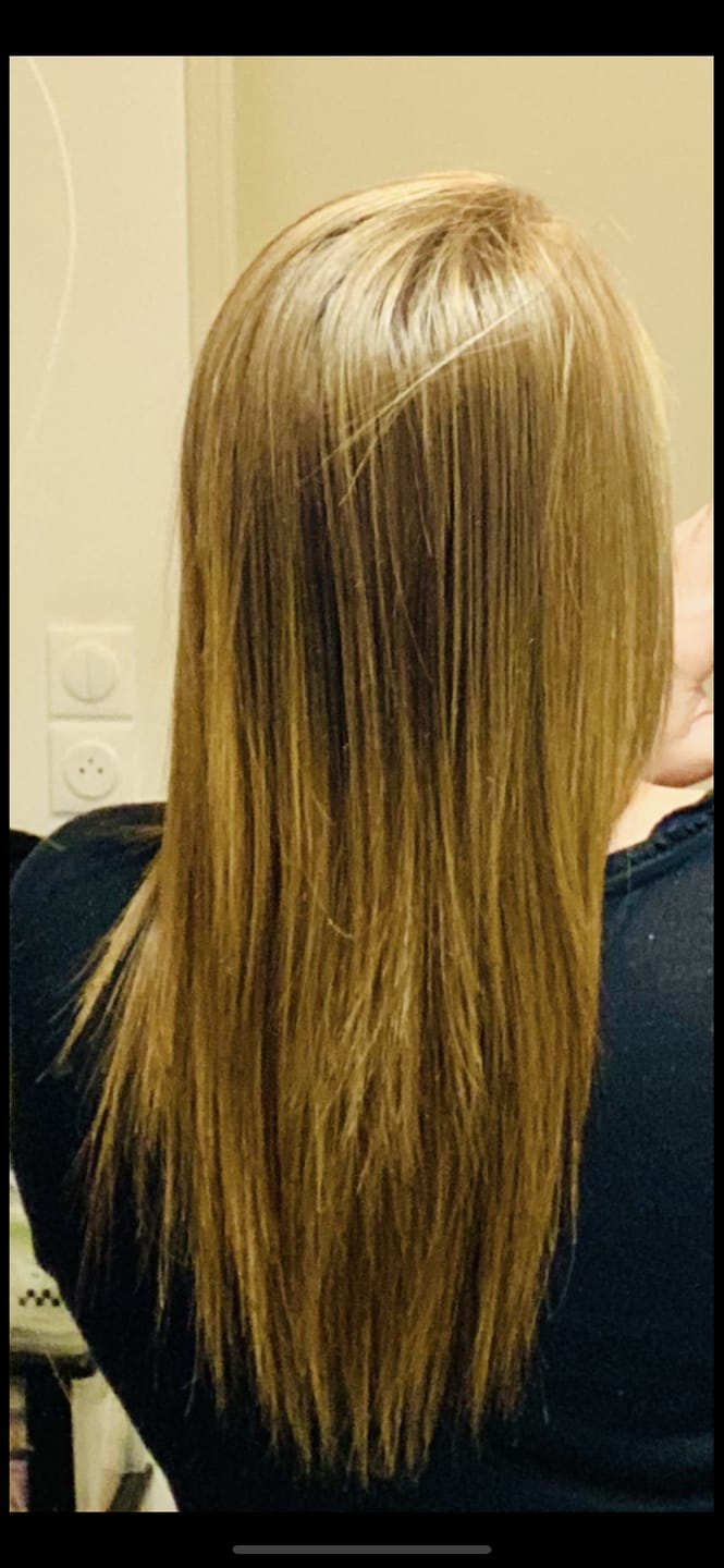 Customer photo review of Pack Glow Hair Duo