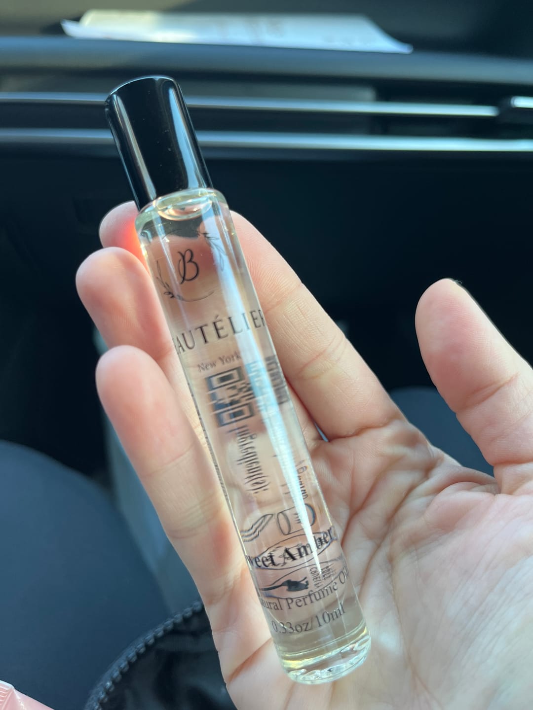 Customer photo review of Sweet Amber Perfume Oil