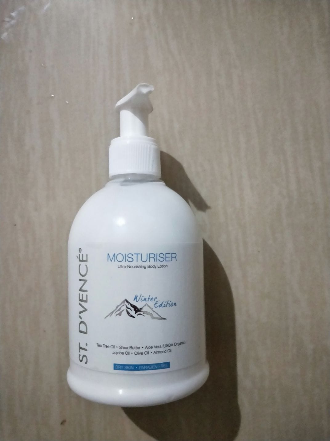 Customer photo review of Winter Body Lotion with Tea Tree & Shea Butter, 300 ml