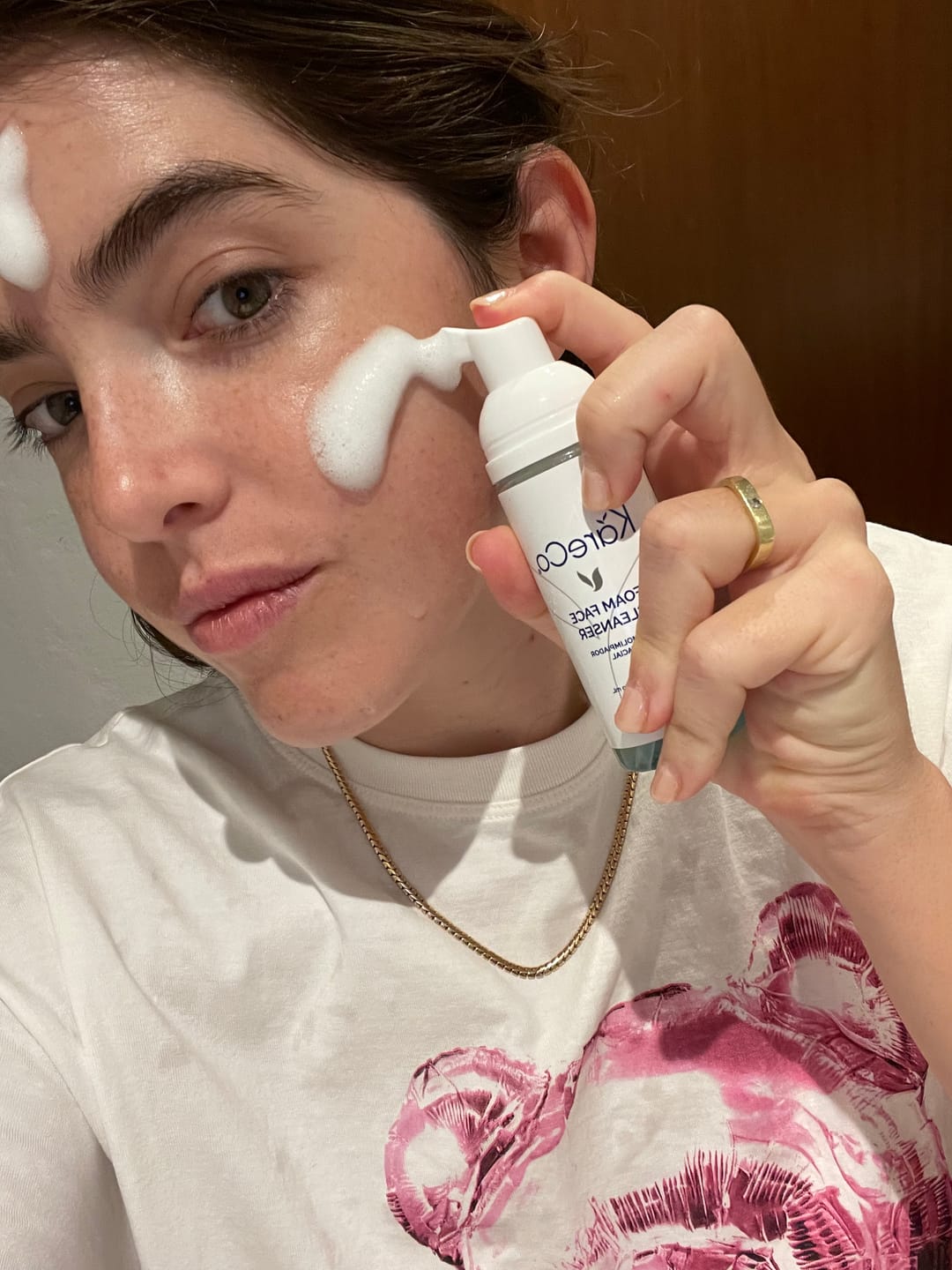 Customer photo review of FOAM FACE CLEANSER Dermolimpiador Facial