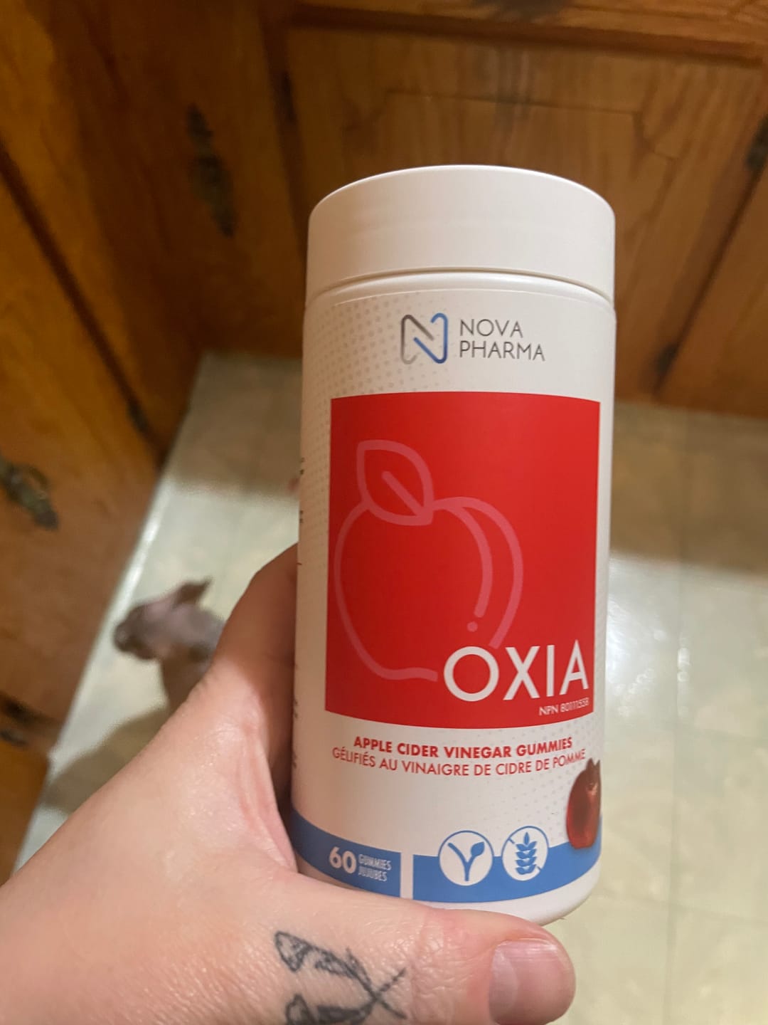 Customer photo review of Nova Pharma - Oxia Vinaigre de cidre de pomme (60 jujubes)
