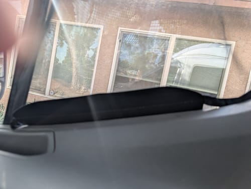 Customer photo review of Ford Transit - Front Door Mosquito Net (set)