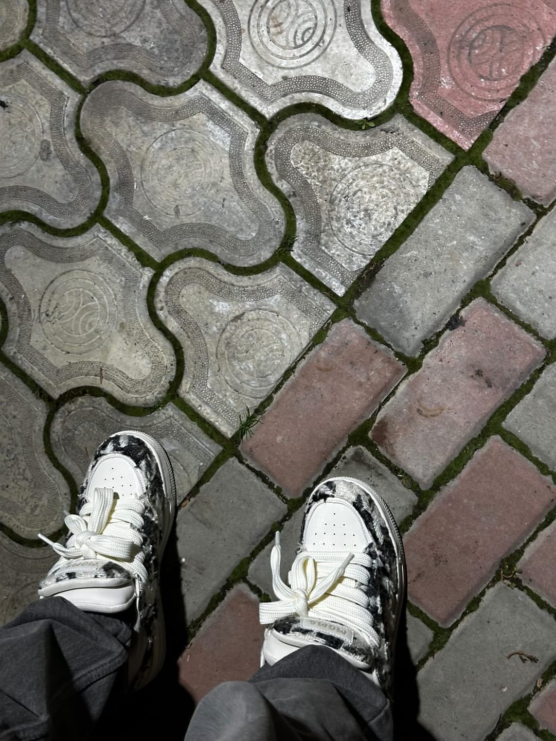 Customer photo review of Wolf Double Tongue Sneakers