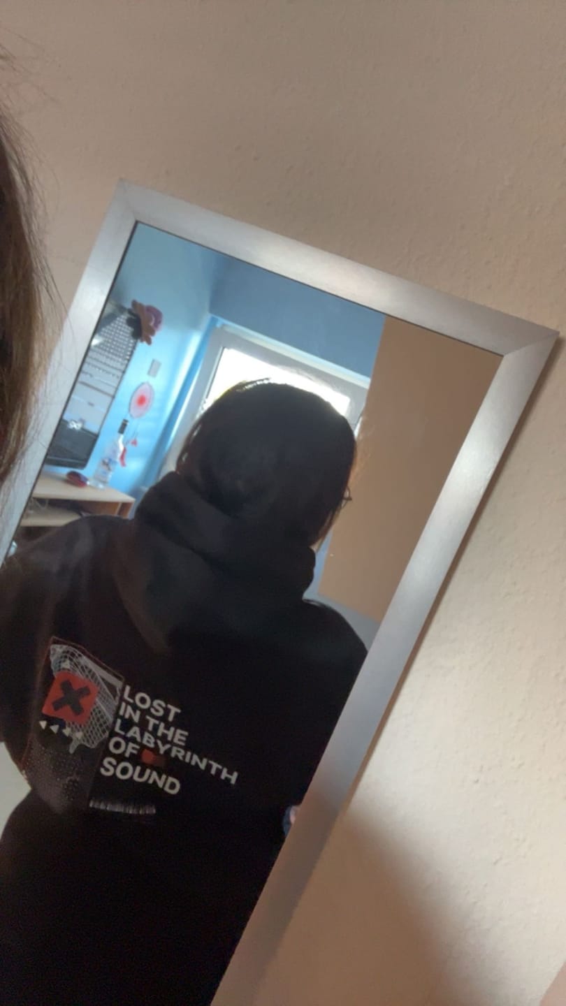 Customer photo review of Labyrinth Of Sound - Hoodie