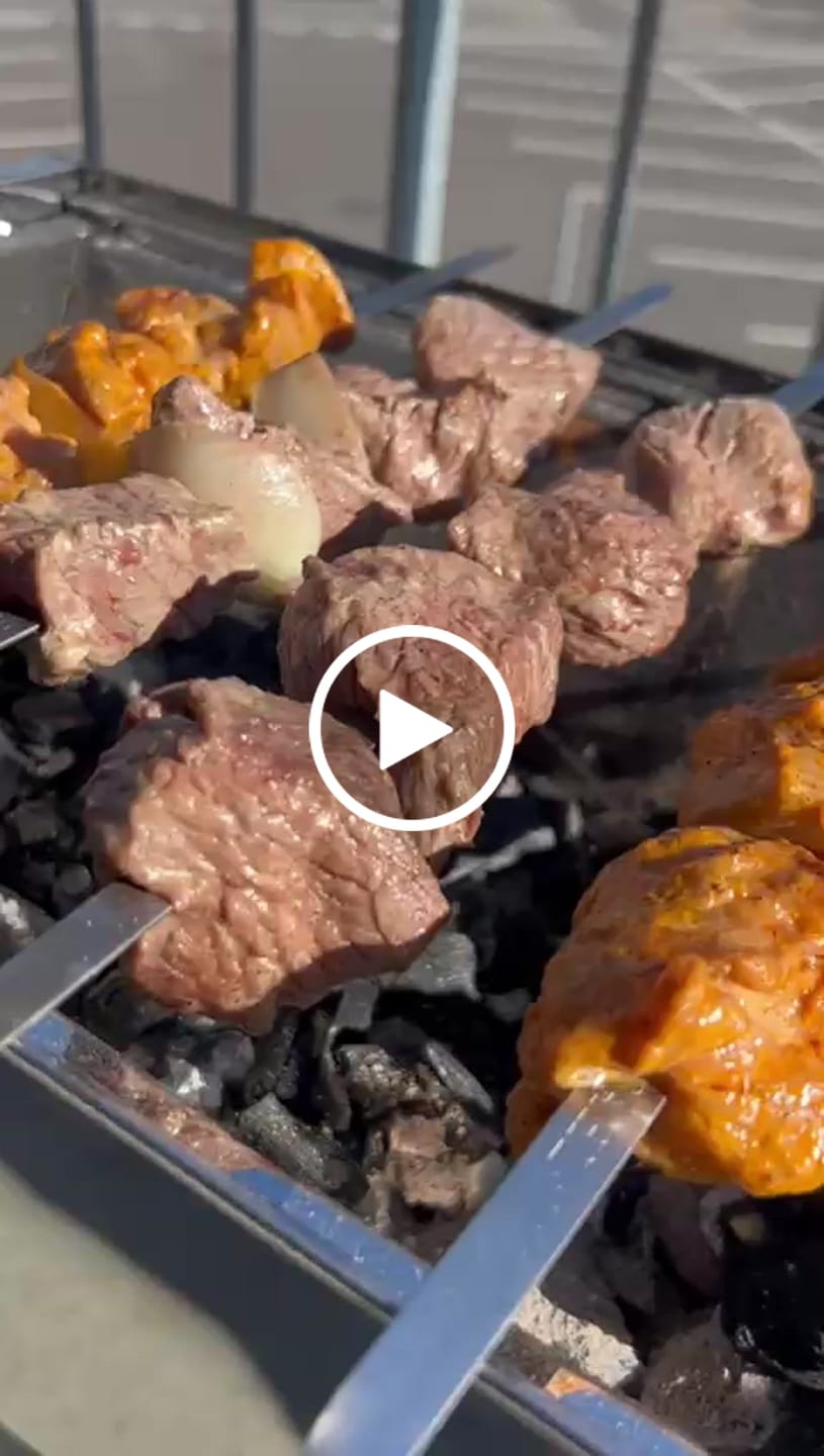 Customer video review of Schweine-Schaschlik BBQ 500 g
