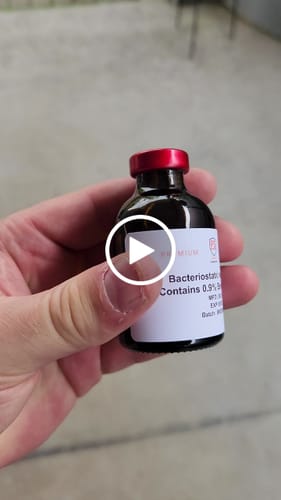 Customer video review of Bacteriostatic Water
