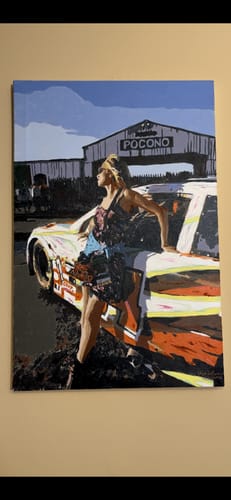 Customer photo review of Custom Paint by Numbers Kit