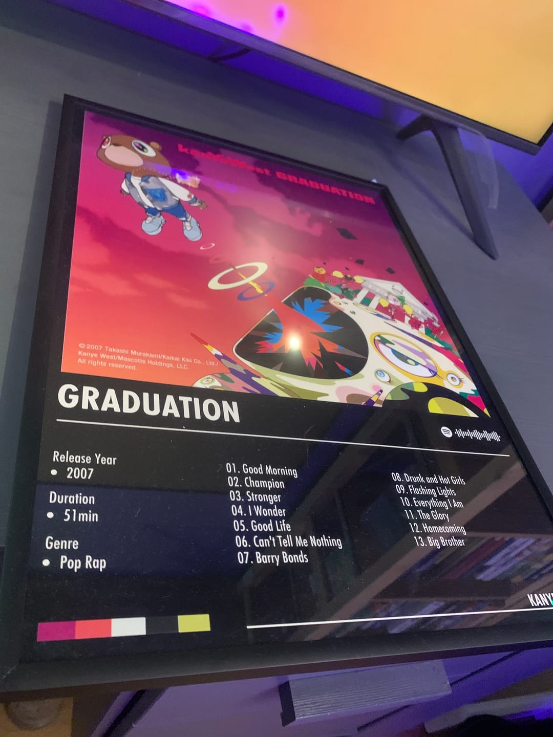Customer photo review of Kanye West - Graduation | Album Cover Poster