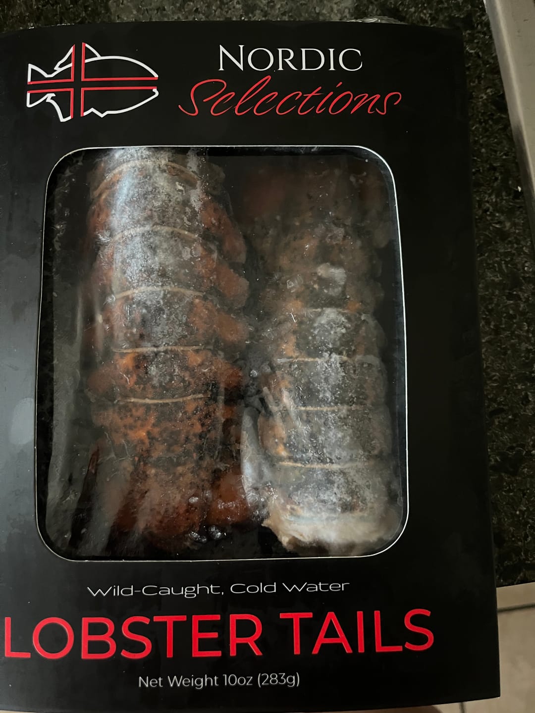Customer photo review of Wild, Cold Water Atlantic Lobster Tails (2 tails)