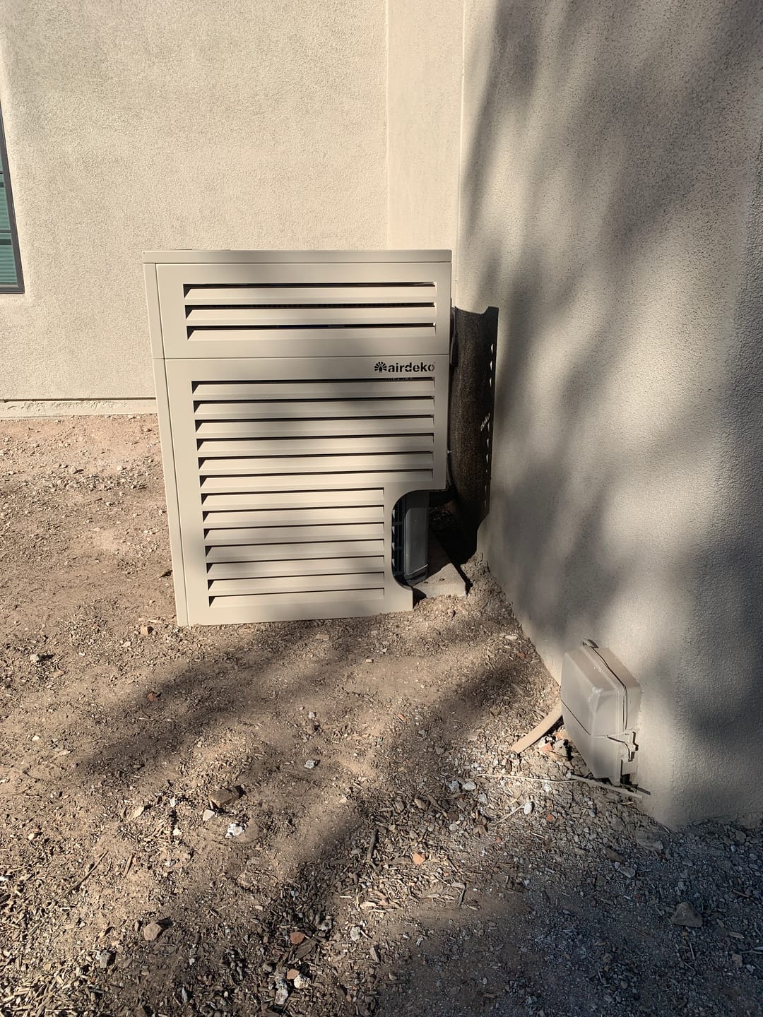 Customer photo review of Central AC Cover - White