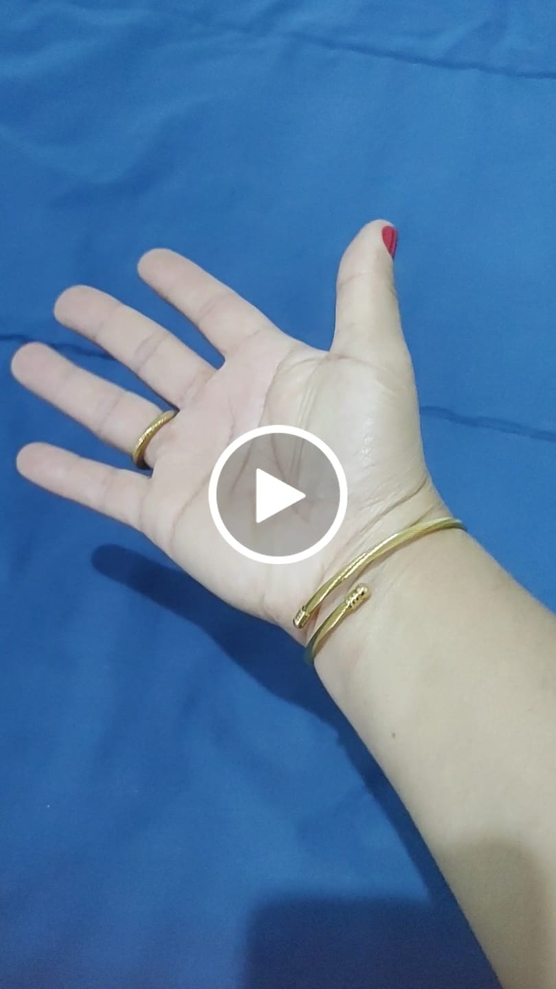 Customer video review of Anel Elegance Pérola Banhado em Ouro 18k
