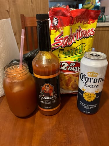 Customer photo review of La Suegra Michelada Mix