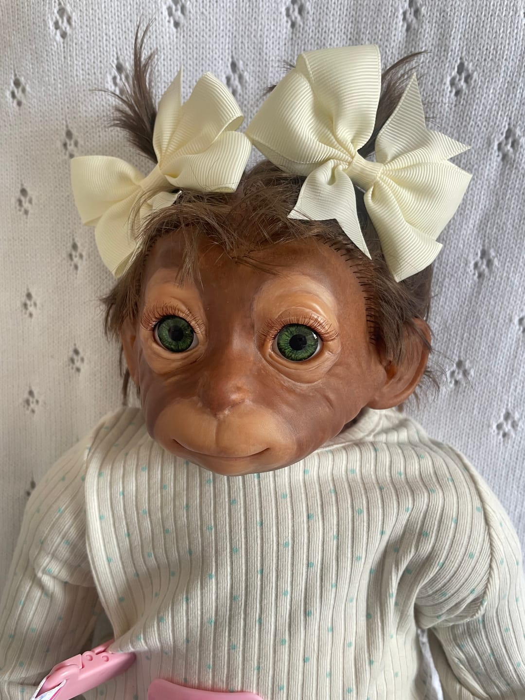 Customer photo review of Girl Reborn Monkey - Soft Body