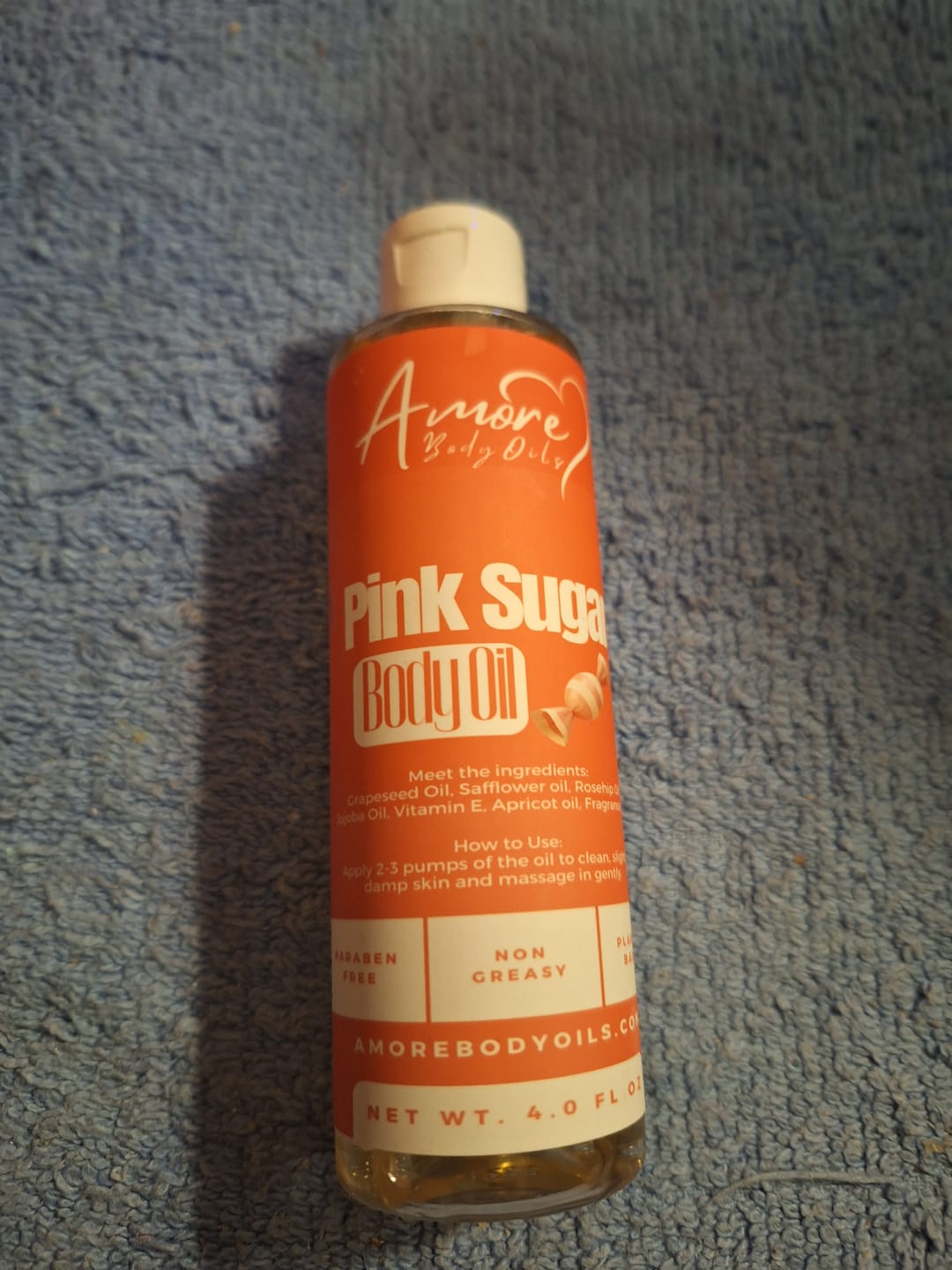 Customer photo review of Pink Sugar - Body Oil