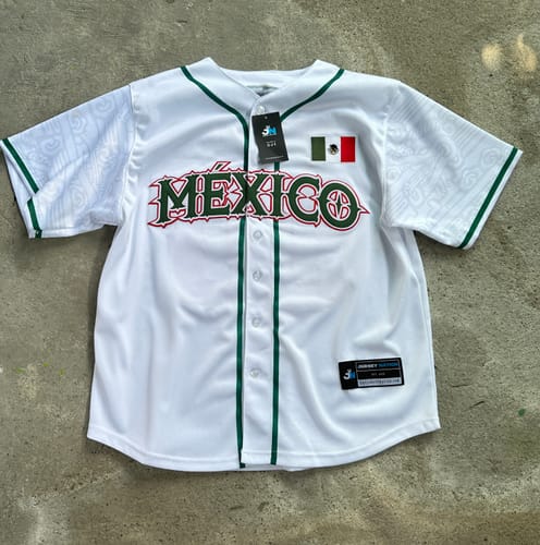 Customer photo review of Mexico Custom Baseball Jersey