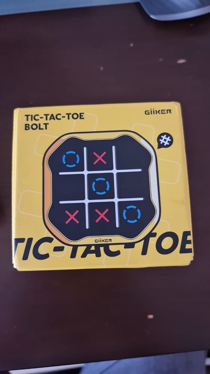 Customer photo review of GiiKER Tic-Tac-Toe Bolt