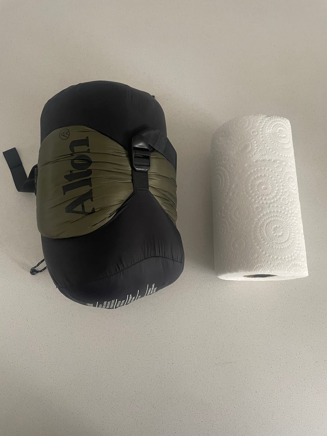 Customer photo review of Ultralight Top Quilt