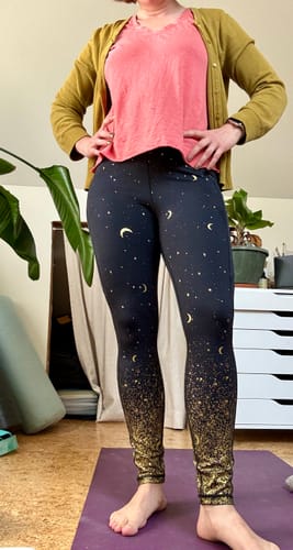 Customer photo review of Inspire Leggings - Moons | MT SPORT