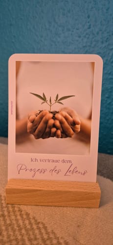 Customer photo review of Dein persönliches Wachstum – 52 Challenges & Affirmationskarten