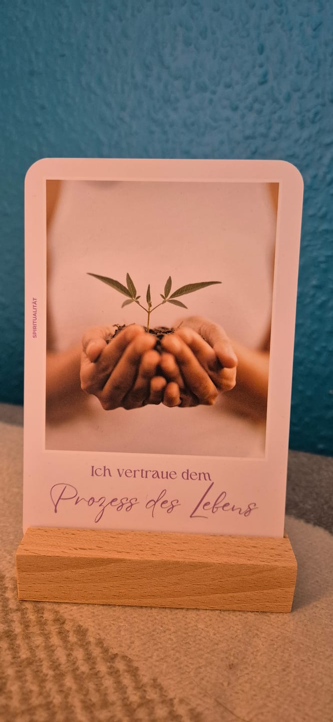 Customer photo review of Dein persönliches Wachstum – 52 Challenges & Affirmationskarten