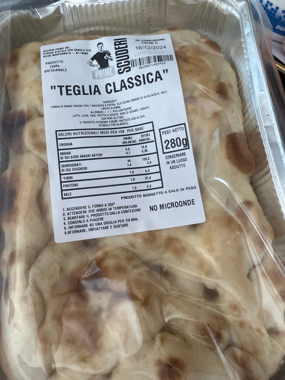 Customer photo review of Teglia Romana Classica