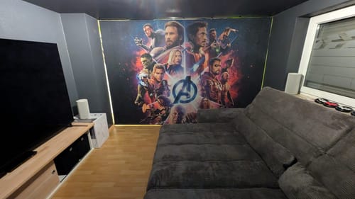 Customer photo review of Schiebegardine mit Motiv