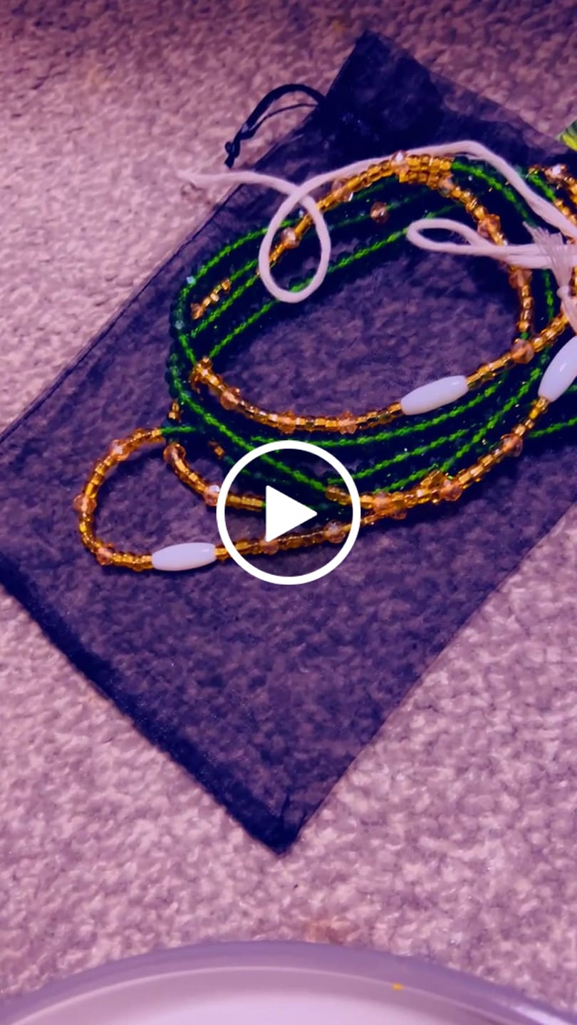 Customer video review of *Best-Seller* Sika African Lux Waist Beads
