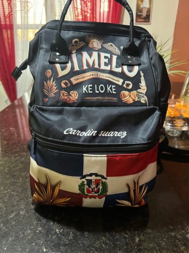 Customer photo review of Dimelo Ke Lo Ke - Large Capacity Backpack, Duckbilled Backpack BPDOM03