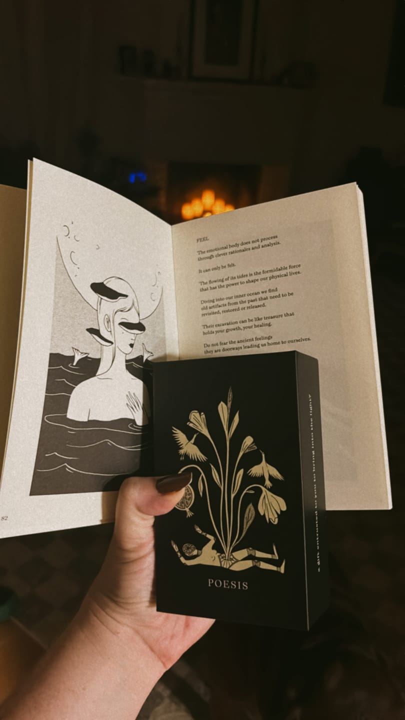 Customer photo review of Poesis Oracle {Deck + Guidebook}
