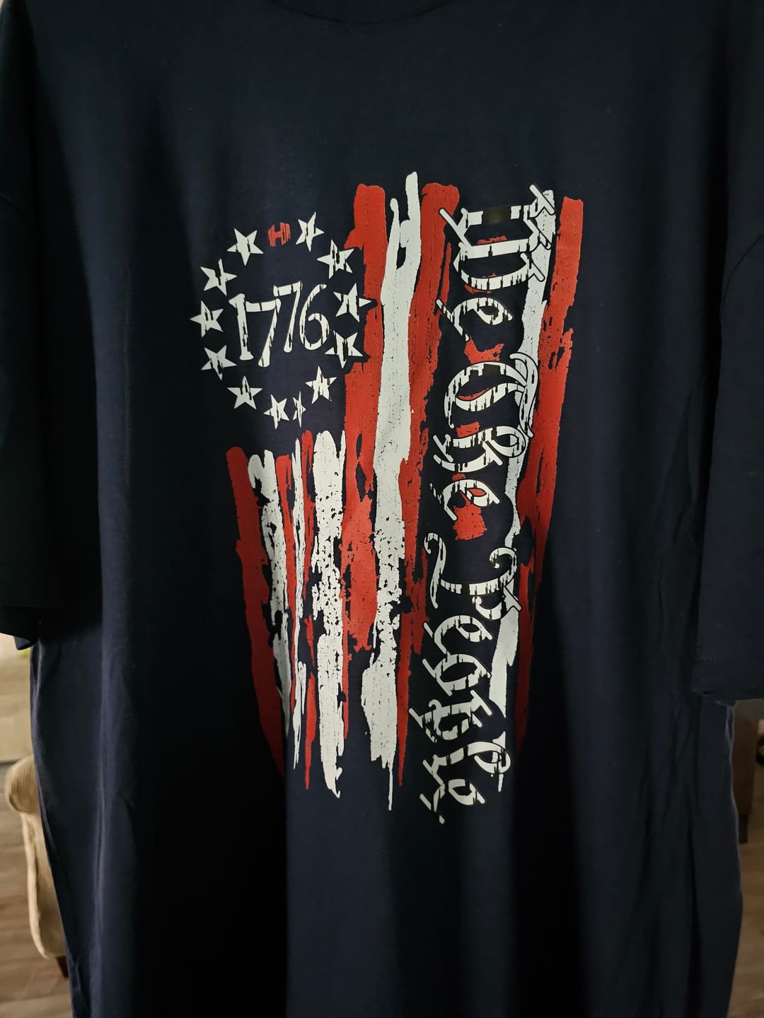 Customer photo review of We The People 1776 Flag T-Shirt