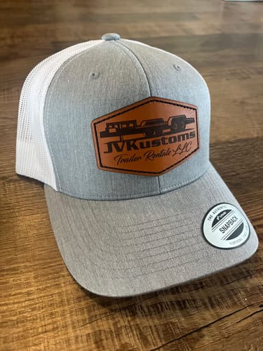 Customer photo review of Premium Custom Leather Patch Hats (Wholesale)