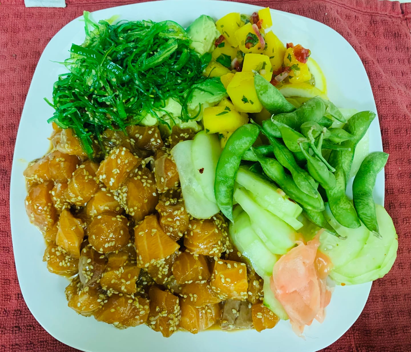 Customer photo review of Salmon, Sushi Grade from Iceland (5.5oz portion)