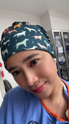 Customer photo review of Scrub Hat - Dogs