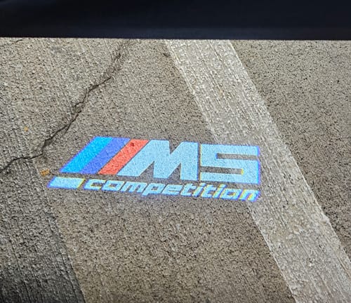 Customer photo review of BMW F SERIES DOOR LIGHTS